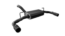 Load image into Gallery viewer, Corsa 2018-2024 Jeep Wrangler JL 2.5in Dual Rear Exit Black Tips Sport Axle-Back Exhaust