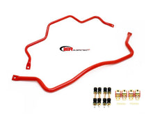 Cargar imagen en el visor de la galería, BMR 93-02 F-Body Front &amp; Rear Sway Bar Kit w/ Bushings - Red