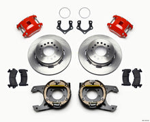 Cargar imagen en el visor de la galería, Wilwood D154 P/S Park Brake Kit Red Mopar/Dana 2.36in Off w/Snap Ring Brng