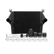 Cargar imagen en el visor de la galería, Mishimoto 07.5-09 Dodge 6.7L Cummins Intercooler Kit w/ Pipes (Black)