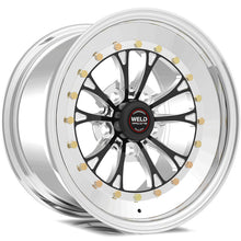 Cargar imagen en el visor de la galería, Weld Vitesse 15x15 / 5x4.75 BP / 7.5in. BS Black Wheel - Non-Beadlock