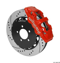 Cargar imagen en el visor de la galería, Wilwood AERO6 Front Big Brake Kit 14.00in Red 03-11 Crown Victoria