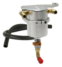 Cargar imagen en el visor de la galería, Moroso 11-14 Ford Mustang GT Air/Oil Separator Catch Can - Billet Aluminum
