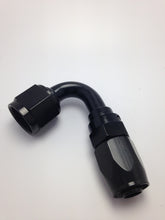 Cargar imagen en el visor de la galería, Fragola -10AN Fem x -8AN Hose 120 Degree Reducing Hose End - Blue/Red