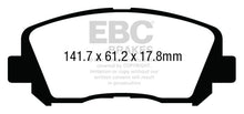 Cargar imagen en el visor de la galería, EBC 15+ Chrysler 200 2.4 Redstuff Front Brake Pads
