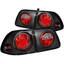 Cargar imagen en el visor de la galería, ANZO 1999-2000 Honda Civic Taillights Black