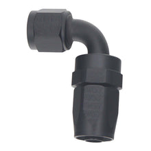 Cargar imagen en el visor de la galería, DeatschWerks 8AN Female Swivel 90-Degree Hose End CPE - Anodized Matte Black