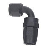 DeatschWerks 8AN Female Swivel 90-Degree Hose End CPE - Anodized Matte Black