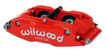 Cargar imagen en el visor de la galería, Wilwood Caliper-BNSL4R-Red 1.75in Pistons 1.10in Disc