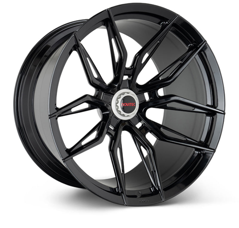 Vossen x Novitec NF11 21x9.5 / 5x114.3 / ET28 - Gloss Black Wheel - (SF90 - Front)