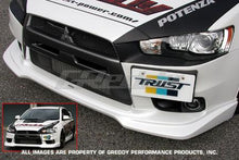 Cargar imagen en el visor de la galería, GReddy 08+ Mitsubishi Evolution X Urethane Front Lip Spoiler