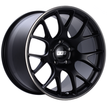 Cargar imagen en el visor de la galería, BBS CH-R 19x8 5x120 ET40 Satin Black Polished Rim Protector Wheel -82mm PFS/Clip Required