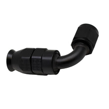 Cargar imagen en el visor de la galería, DeatschWerks 6AN Female Swivel 90-Degree Hose End PTFE (Incl 1 Olive Insert) - Anodized Matte Black