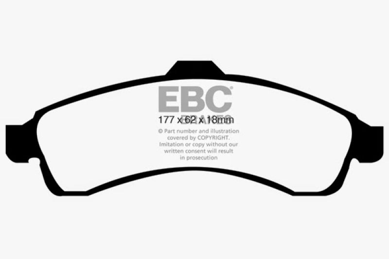 EBC 03-05 Buick Rainier 4.2 Ultimax2 Front Brake Pads