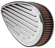 Cargar imagen en el visor de la galería, K&amp;N H/D Sportster Filter Kit Teardrop Grooved Intake System