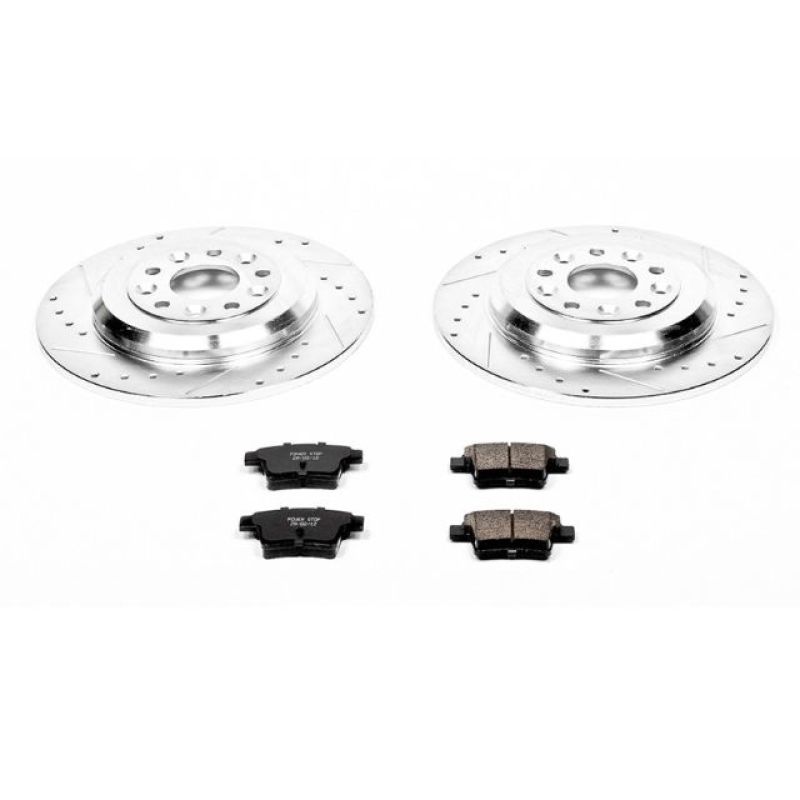 Power Stop 05-07 Ford Five Hundred Rear Z23 Evolution Sport Brake Kit