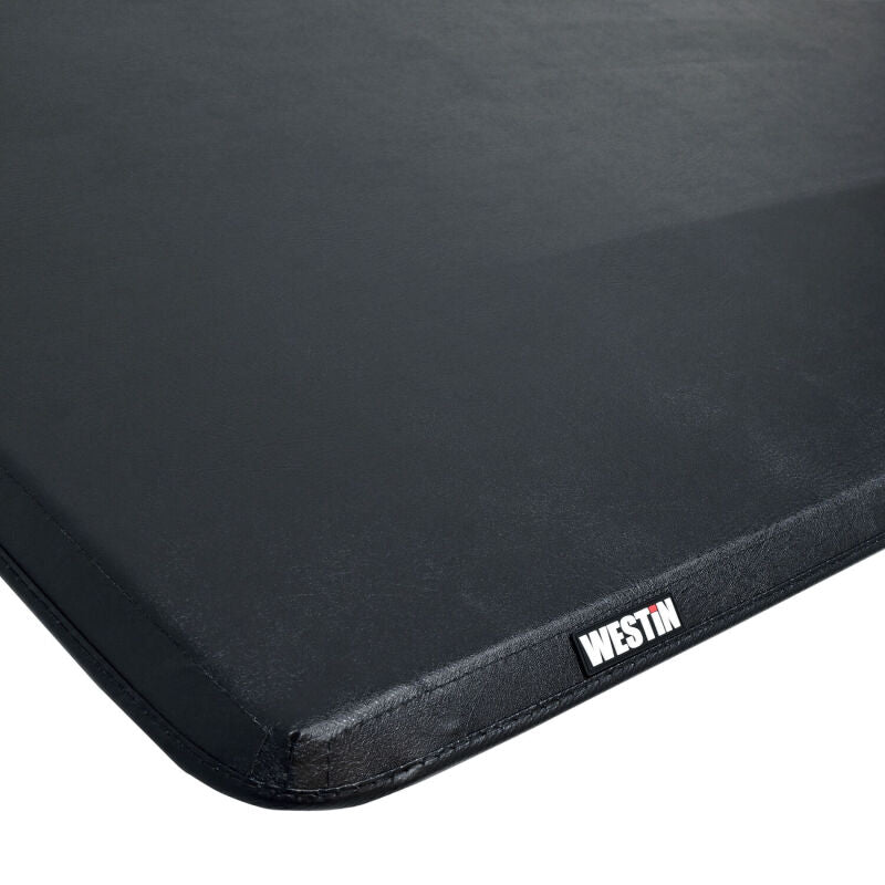 Westin 05-21 Nissan Frontier/09-12 Suzuki Equator 6ft. Bed Soft Tri-Fold Tonneau Cover - Black