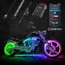 Cargar imagen en el visor de la galería, XK Glow Addressable LED Motorcycle Accent Light Kits Advanced XKalpha App Controlled