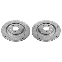 Cargar imagen en el visor de la galería, Power Stop 10-11 Audi S4 Rear Evolution Drilled &amp; Slotted Rotors - Pair