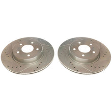 Cargar imagen en el visor de la galería, Power Stop 19-20 Infiniti QX50 Rear Evolution Drilled &amp; Slotted Rotors - Pair