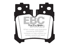 Cargar imagen en el visor de la galería, EBC 07+ Lexus LS460 4.6 Greenstuff Rear Brake Pads