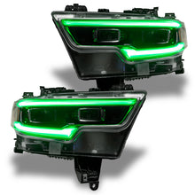 Cargar imagen en el visor de la galería, Oracle 19-21 RAM 1500 Projector LED Headlight DRL Kit - RGBW+A w/ RF Controller