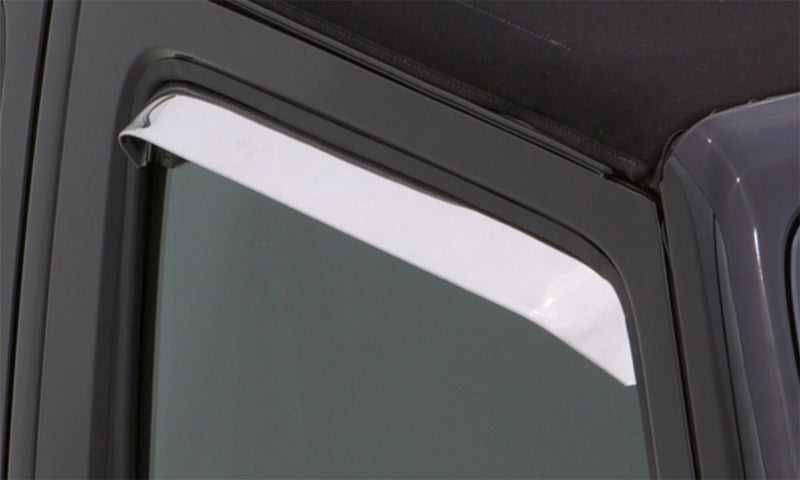 AVS 88-94 Freightliner FLA (Conv. & Cab Over) Ventshade Window Deflectors 2pc - Stainless