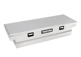 Tradesman Aluminum Single Lid Cross Bed Truck Tool Box (63in.) - Brite