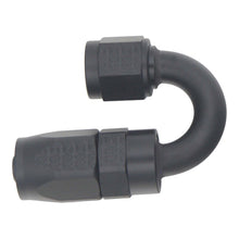 Cargar imagen en el visor de la galería, DeatschWerks 6AN Female Swivel 180-Degree Hose End CPE - Anodized Matte Black