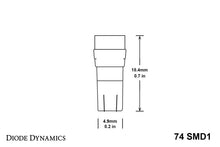 Cargar imagen en el visor de la galería, Diode Dynamics 74 SMD1 LED Bulb Warm - White (Pair)