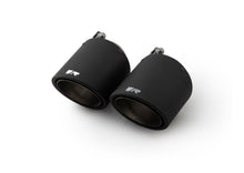 Cargar imagen en el visor de la galería, Remus Carbon 102mm Short Style Angled w/Titanium Internals Tail Pipe Set (Pair)