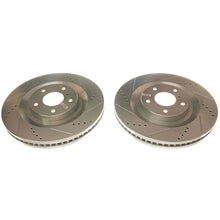 Cargar imagen en el visor de la galería, Power Stop 19-20 Infiniti QX50 Front Evolution Drilled &amp; Slotted Rotors - Pair