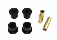 Cargar imagen en el visor de la galería, Whiteline Plus 97-05 Nissan Frontier D22 2WD Rear Spring Eye and Shackle Bushing