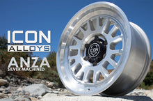 Load image into Gallery viewer, ICON Alloys Anza Silver Machined - 17x8.5 / 6x135 / 6mm / 5in BS