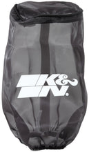 Cargar imagen en el visor de la galería, K&amp;N Filter Wrap Drycharger Oval Tapered Black - 3.25in Base I/S Width x 2.5in Top I/S Width x 7in H