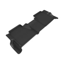 Cargar imagen en el visor de la galería, 3D MAXpider 22-23 Nissan Frontier Crew Cab (w/ Subwoofer) Kagu Floor Mat 2nd Row - Black
