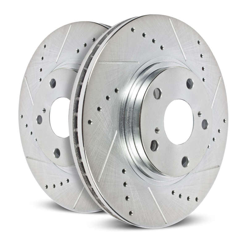 Power Stop 00-05 Buick LeSabre Rear Evolution Drilled & Slotted Rotors - Pair