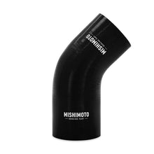 Cargar imagen en el visor de la galería, Mishimoto Silicone Reducer Coupler 45 Degree 2in to 2.5in - Black