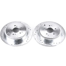 Cargar imagen en el visor de la galería, Power Stop 01-06 Acura MDX Rear Evolution Drilled &amp; Slotted Rotors - Pair