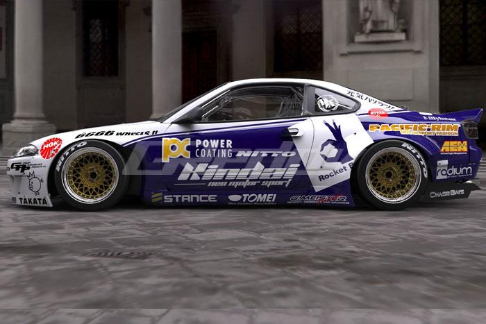 GReddy X Rocket Bunny S15 Rear Fenders for 1999-2002 Nissan Silvia