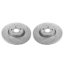 Cargar imagen en el visor de la galería, Power Stop 12-18 Volvo S60 Front Evolution Drilled &amp; Slotted Rotors - Pair