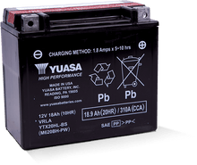 Cargar imagen en el visor de la galería, Yuasa YTX20HL-BS-PW High Performance AGM Battery w/Bottle