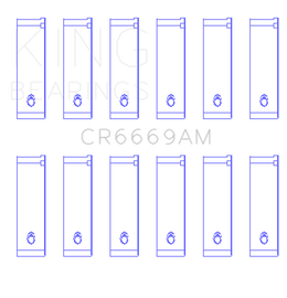 King Engine Bearings Toyota 3Vze 2958Cc (Size +0.50mm) Connecting Rod Bearing Set