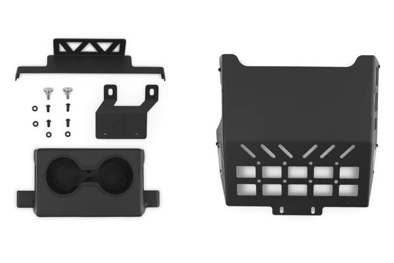 DV8 Offroad 21+ Ford Bronco Rear Seat Cup Holder and Molle Panels (2-Door Models)