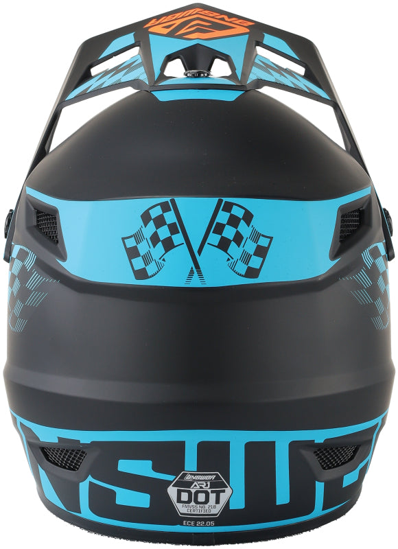 Answer AR1 Sweep Helmet Black/Astana/Hyper Orange - Small