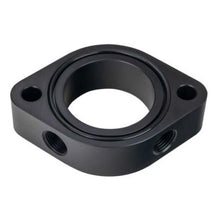 Cargar imagen en el visor de la galería, Moroso SBC/BBC Intake Brodix HV Series Thermostat Spacer - Black Anodized