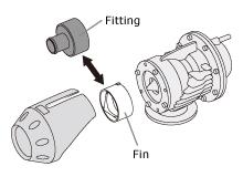 Cargar imagen en el visor de la galería, HKS SSQV Recirculation Fitting (for 29mm ID hose)
