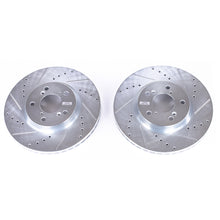 Cargar imagen en el visor de la galería, Power Stop 06-14 Honda Ridgeline Front Evolution Drilled &amp; Slotted Rotors - Pair