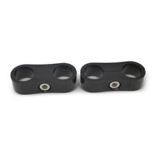 Cargar imagen en el visor de la galería, Russell Hose Separator For -12 Braided Hose Black Anodize (2 Pack)