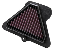 Cargar imagen en el visor de la galería, K&amp;N Race Specific Unique Triangular Replacement Air Filter for 11-14 Kawasaki ZX1000 Ninja ZX-10R